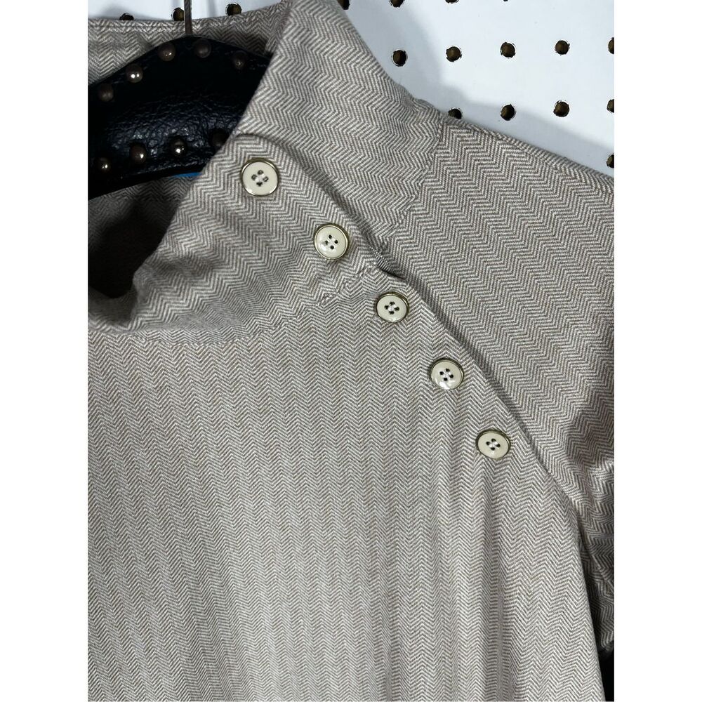 J.Mclaughlin Marisa Herringbone Pattern Pullover … - image 3